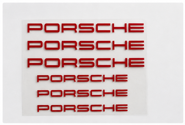 *Premium Porsche Brake Caliper Decals x 6**