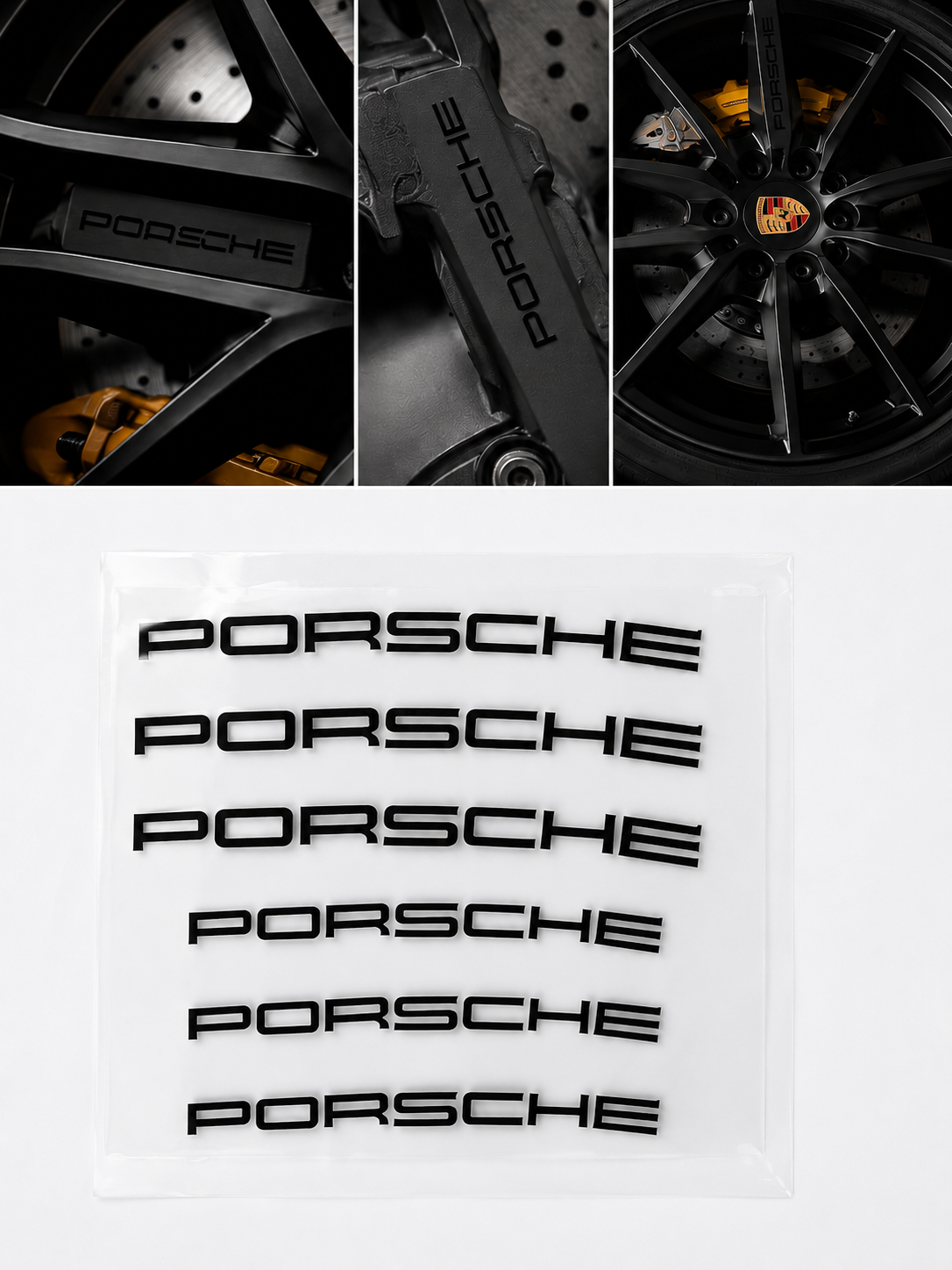*Premium Porsche Brake Caliper Decals x 6**