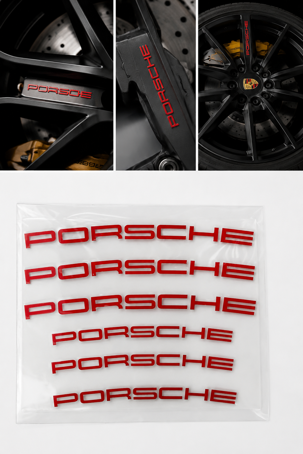 *Premium Porsche Brake Caliper Decals x 6*
